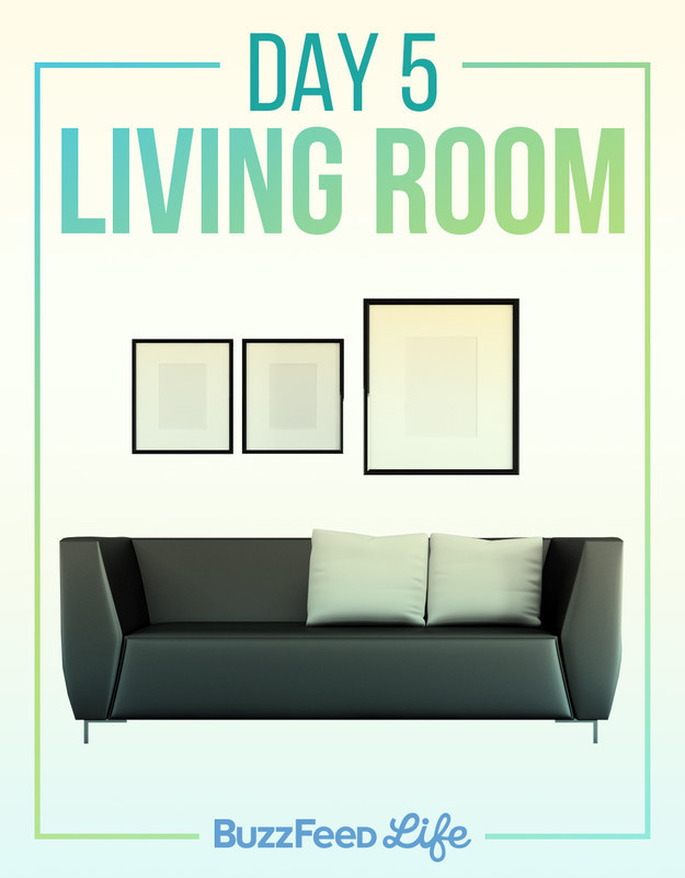 Day Five of the 10-Day Spring Cleaning Challenge – The Living Room