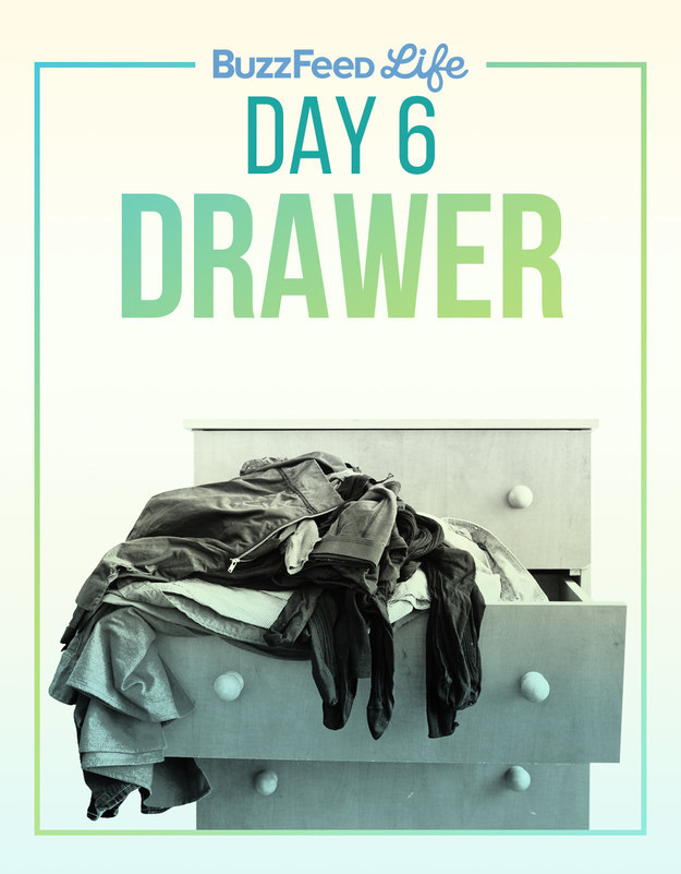 Day Six of the 10-Day Spring Cleaning Challenge – The Drawers